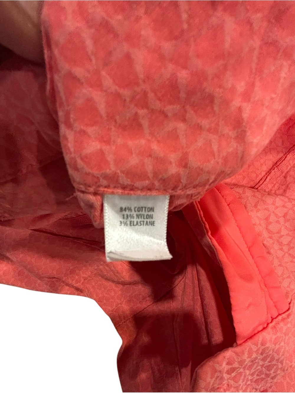 St. John Emma Trouser Women’s Coral Pink Lightweight Cropped Pants Sz 8 - Picture 8 of 10